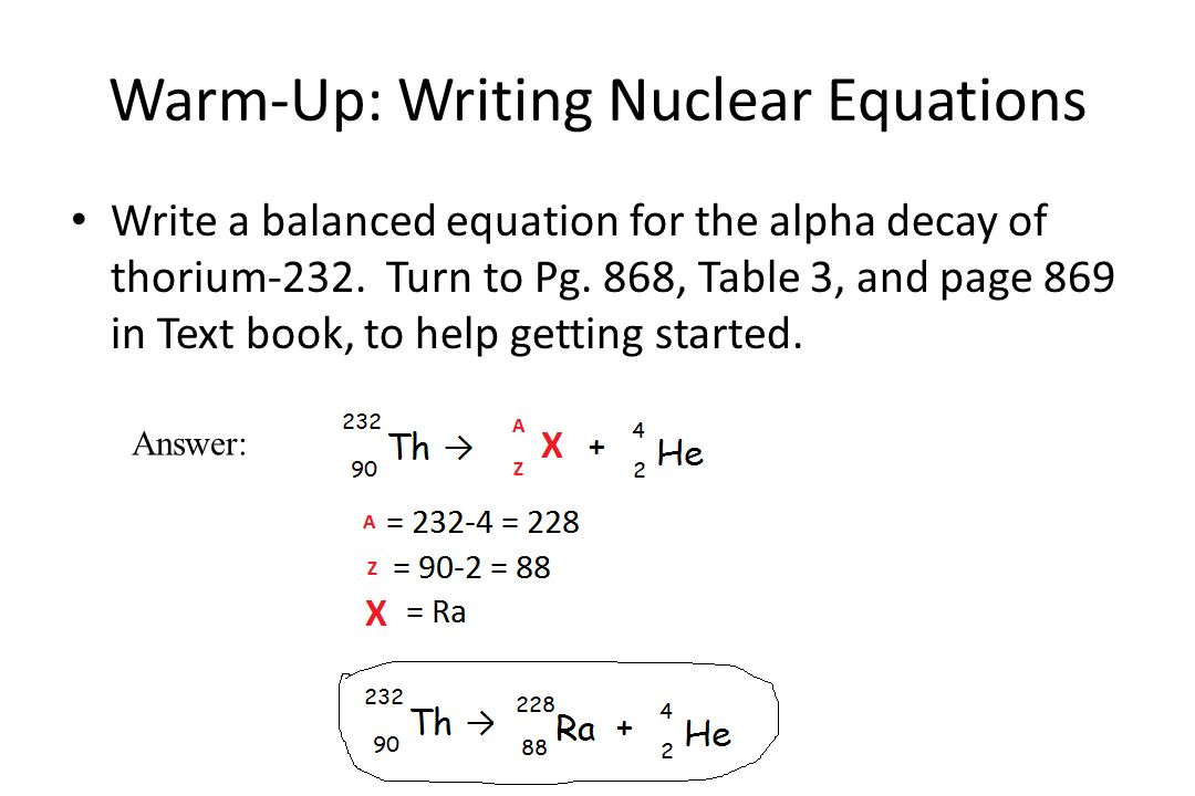 How can I solve nuclear equations?